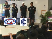 AFL Carlton Players Visit
