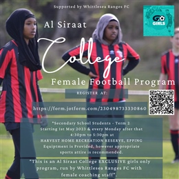 Al Siraat Go Girls Football Program