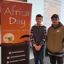 Students Attending Africa Day Event