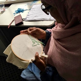 Women teaching Women: Embroidery Classes