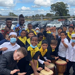 Year 4: African drumming and exhibitions