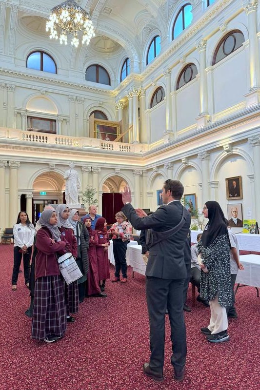 Selected Student Leaders: Parliament House Visit
