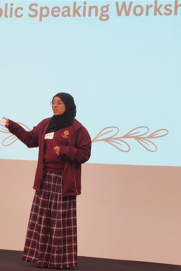 Years 9-12 Public Speaking Workshop