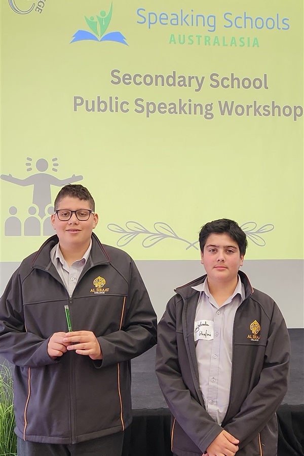 Years 9-12 Public Speaking Workshop