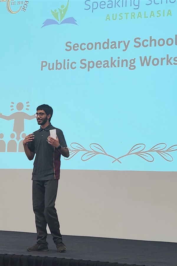 Years 9-12 Public Speaking Workshop