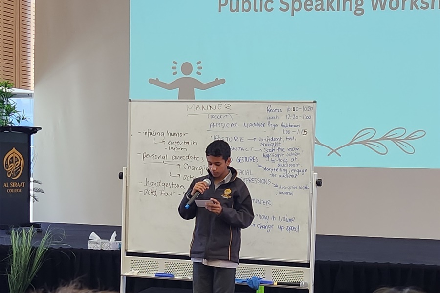 Years 9-12 Public Speaking Workshop