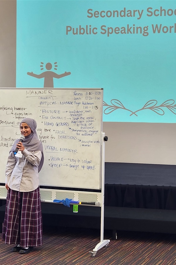 Years 9-12 Public Speaking Workshop