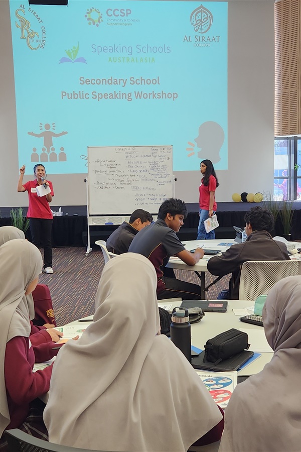 Years 9-12 Public Speaking Workshop