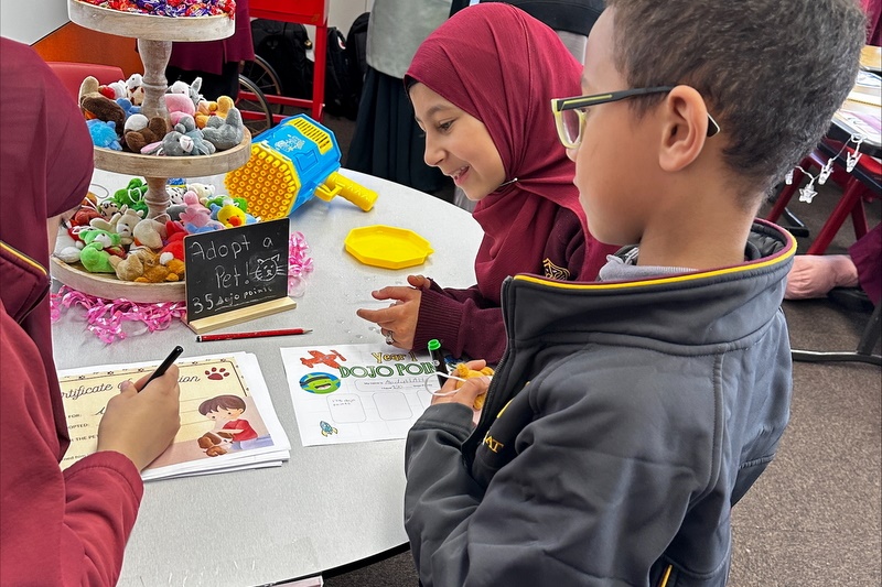 Year 6 Hosts Dojo Redemption Day for Year 1