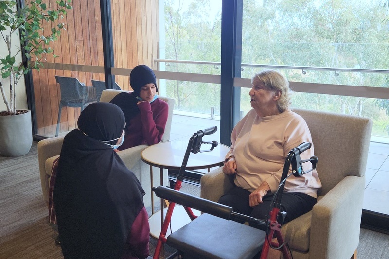 VET CS Students Visit Northpoint Residents