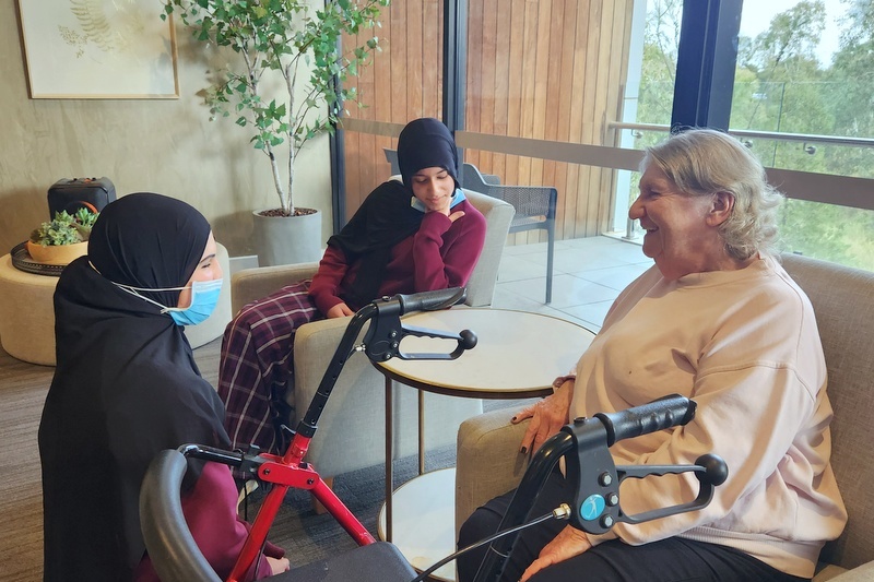 VET CS Students Visit Northpoint Residents
