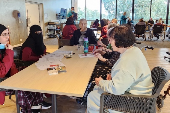 VET CS Students Visit Northpoint Residents