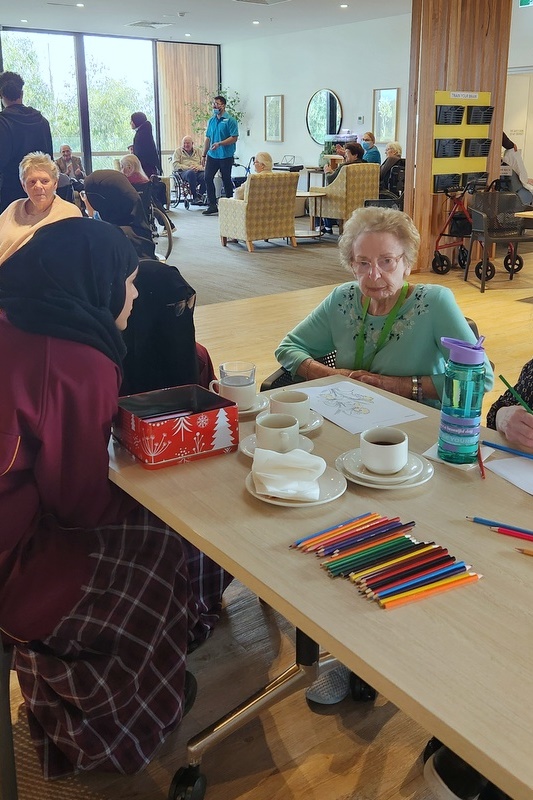 VET CS Students Visit Northpoint Residents