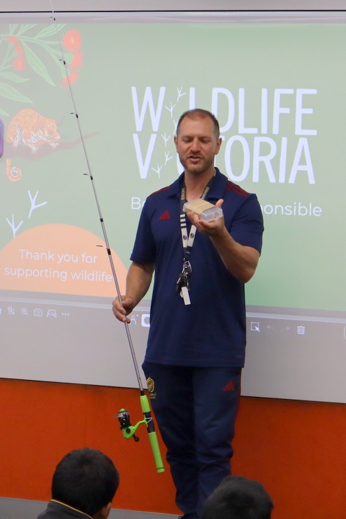 Little Anglers Kits Handed Out to Year 6 Boys