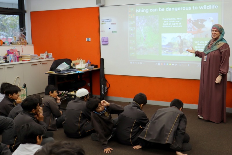 Little Anglers Kits Handed Out to Year 6 Boys