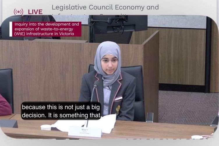 ASC Student Voices at Parliamentary Hearing