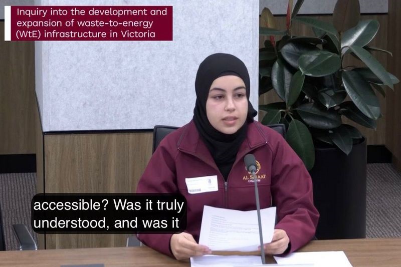 ASC Student Voices at Parliamentary Hearing