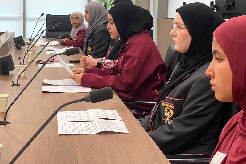 ASC Student Voices at Parliamentary Hearing