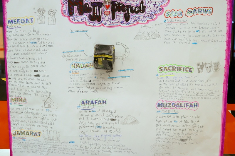 Students’ Hajj Display Installations
