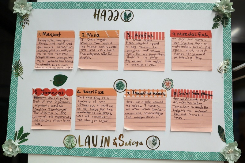 Students’ Hajj Display Installations