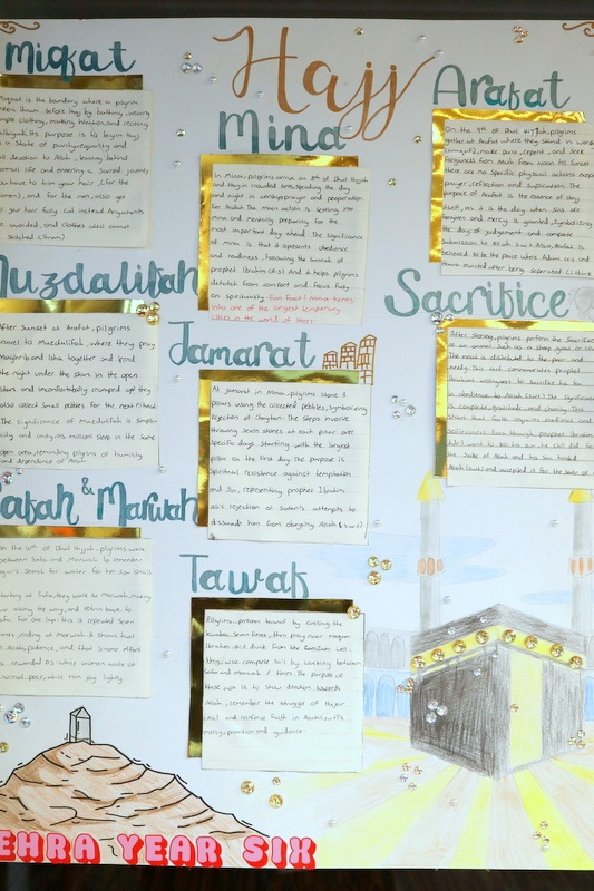 Students’ Hajj Display Installations