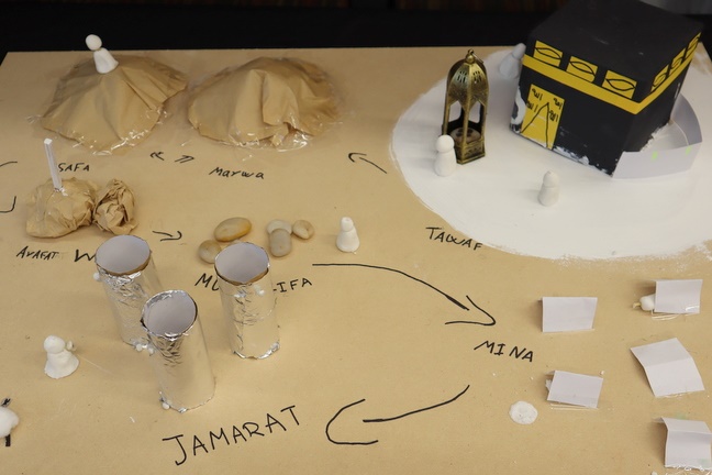 Students’ Hajj Display Installations