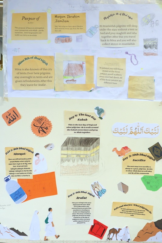 Students’ Hajj Display Installations