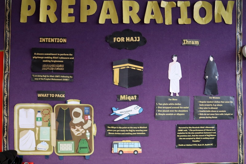Students’ Hajj Display Installations