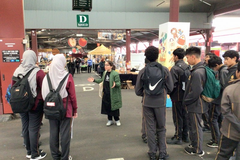 Year 8 LEAP at the Queen Victoria Market