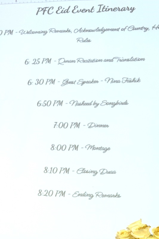 PFC: Sisters Cultural Eid ul Adha Celebration