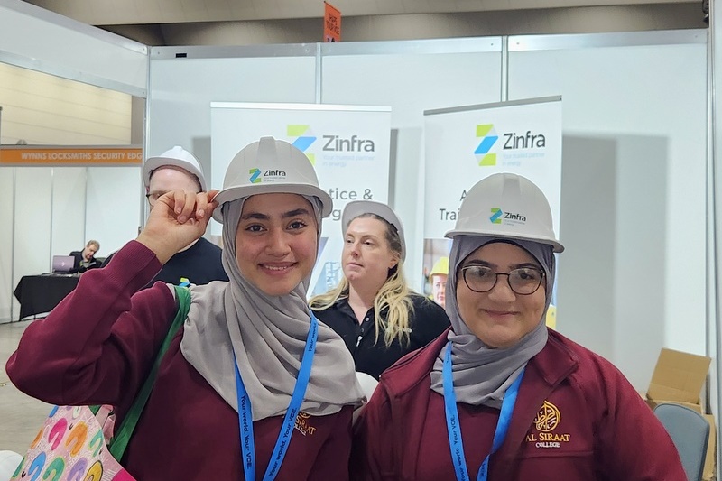 Year 9 Girls at Trade & Tech Fit Expo 2026