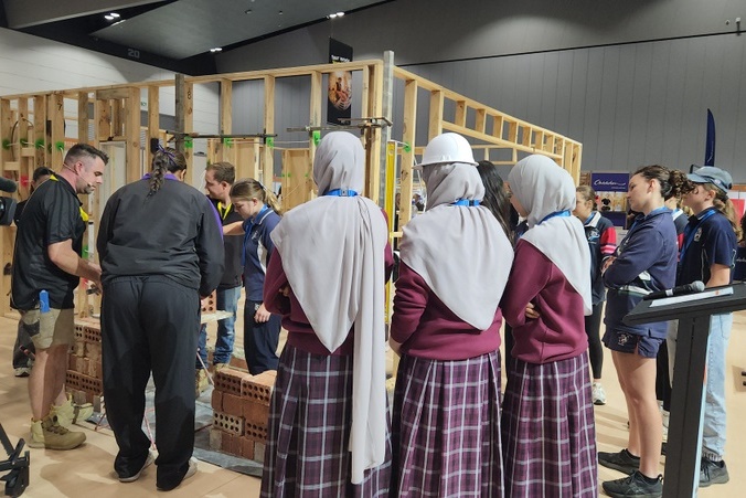Year 9 Girls at Trade & Tech Fit Expo 2026