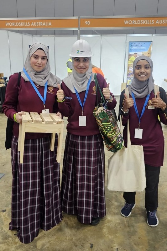 Year 9 Girls at Trade & Tech Fit Expo 2026