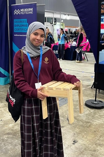 Year 9 Girls at Trade & Tech Fit Expo 2026
