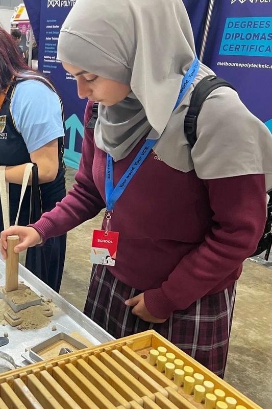 Year 9 Girls at Trade & Tech Fit Expo 2026