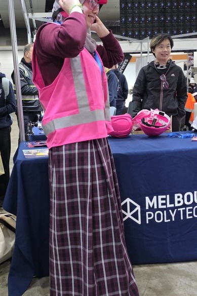 Year 9 Girls at Trade & Tech Fit Expo 2026