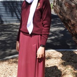 Senior Girls' School Uniform: Tunic Option with Jumper and White Scarf