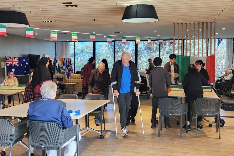 Students Connect with Aeralife Residents