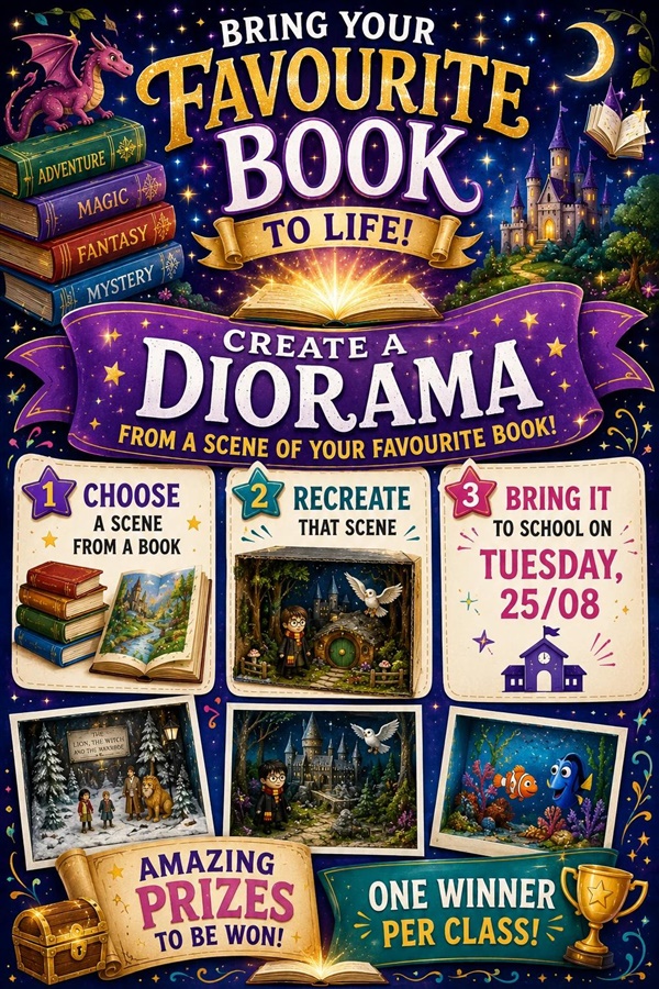 Year 5 and 6 Book Dioramas: Book Week 2026