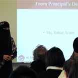 Principal for the Islamic Tradition Ms Rahat Arain