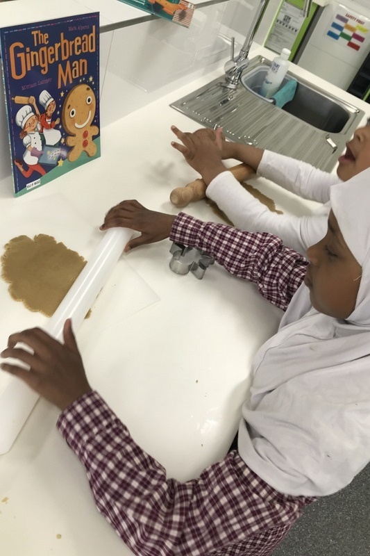 Gingerbread Men Baking