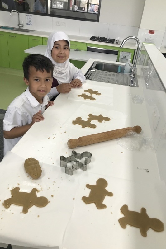 Gingerbread Men Baking