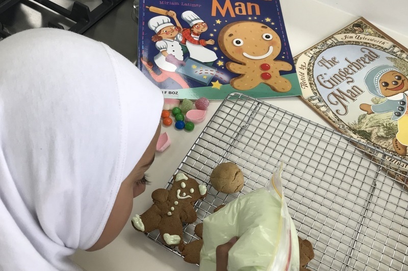 Gingerbread Men Baking