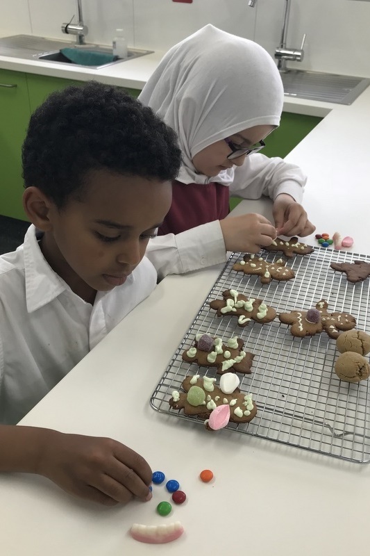 Gingerbread Men Baking