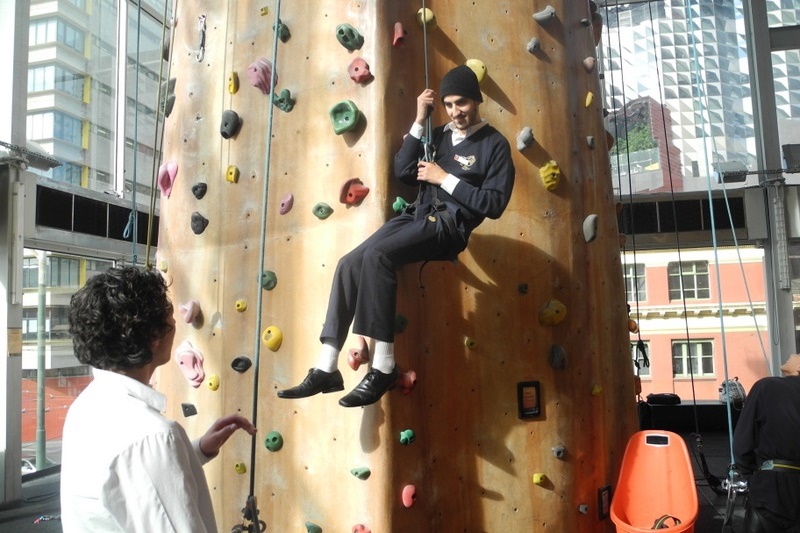 Secondary SRC: Team Building Indoor Climbing