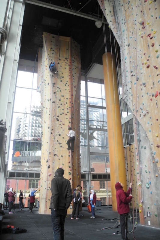 Secondary SRC: Team Building Indoor Climbing
