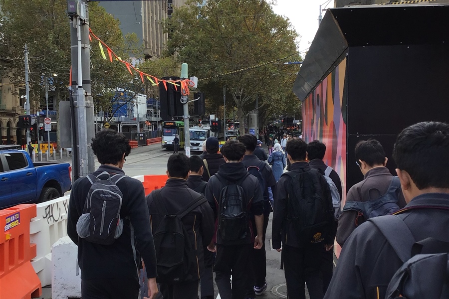 Year 7 and 8 LEAP Inquiry Students Explore Melbourne’s Multicultural History