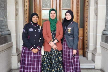 Senior Girls at Parliament for IWD 2026