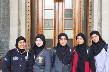 Senior Girls at Parliament for IWD 2026