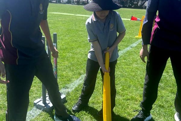 Year 5 Students Step Up as Mini Cricket Coaches